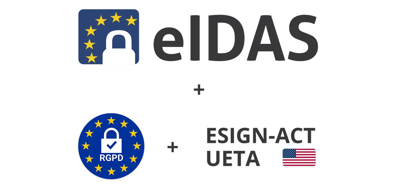 eIDAS GDPR UETA compliant logo