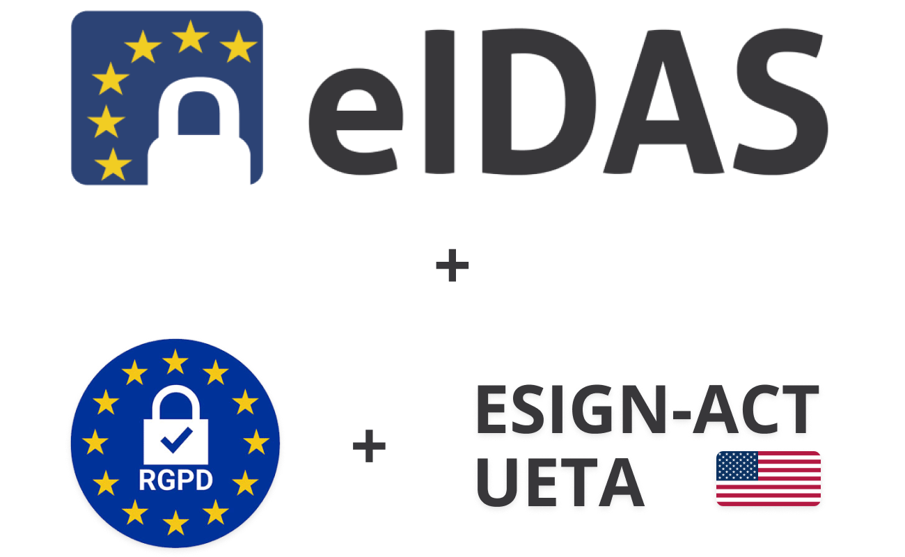 eIDAS GDPR UETA compliant logo