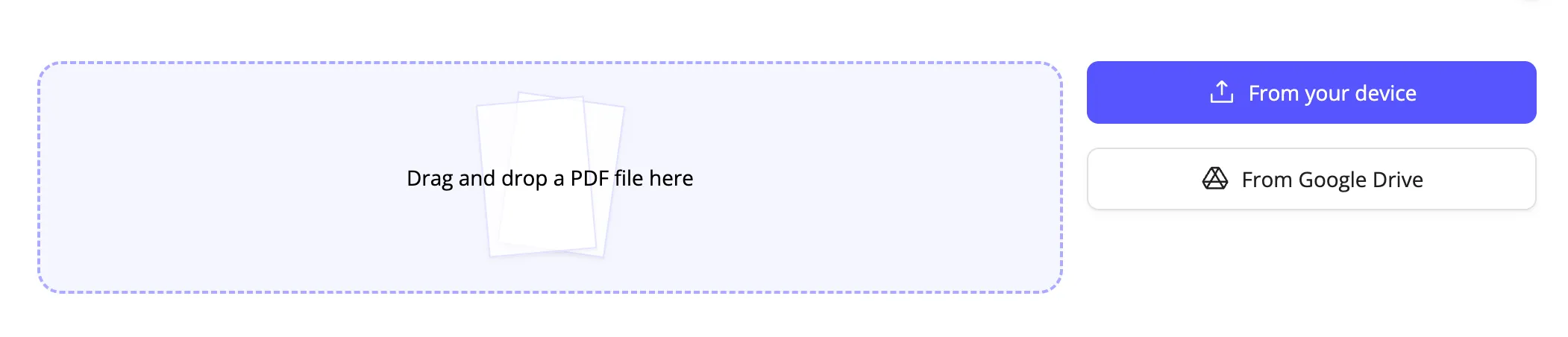 Drag and Drop Upload Zone