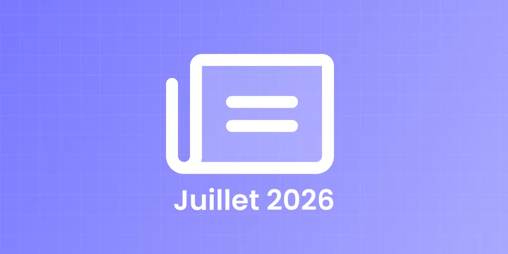 Nouveautés Subnoto : juillet 2026