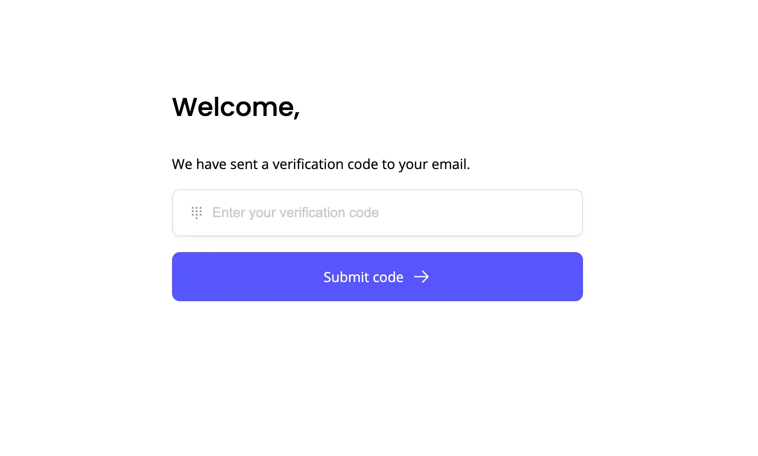 OTP Code Entry